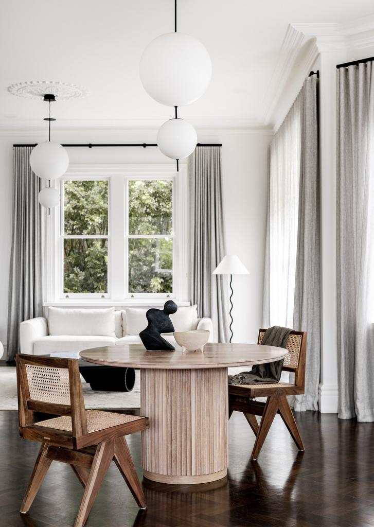 Underline Table Single – limited-edition sculptural console in American oak with hollow base
